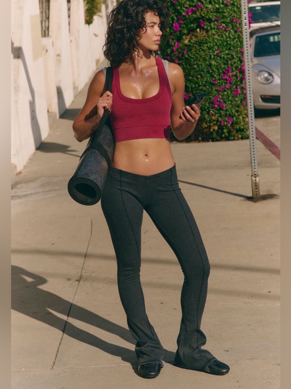 FP MOVEMENT by FREE PEOPLE Low Lunge Flares/ATHLETIC PANTS - Picture 2 of 15